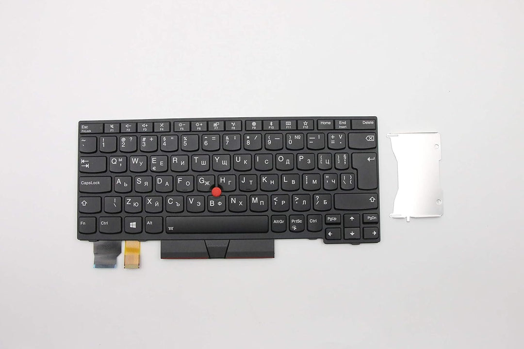TellusRem ersatztastatur Bulgarisch Hintergrundbeleuchtung für Lenovo Thinkpad X280 X390 X395 Backli
