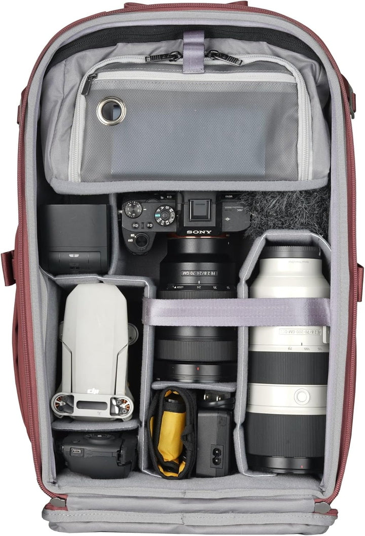 Vanguard Veo Metro B25L MG Fotorucksack für Kamera Objektive Laptop Tablet Magenta