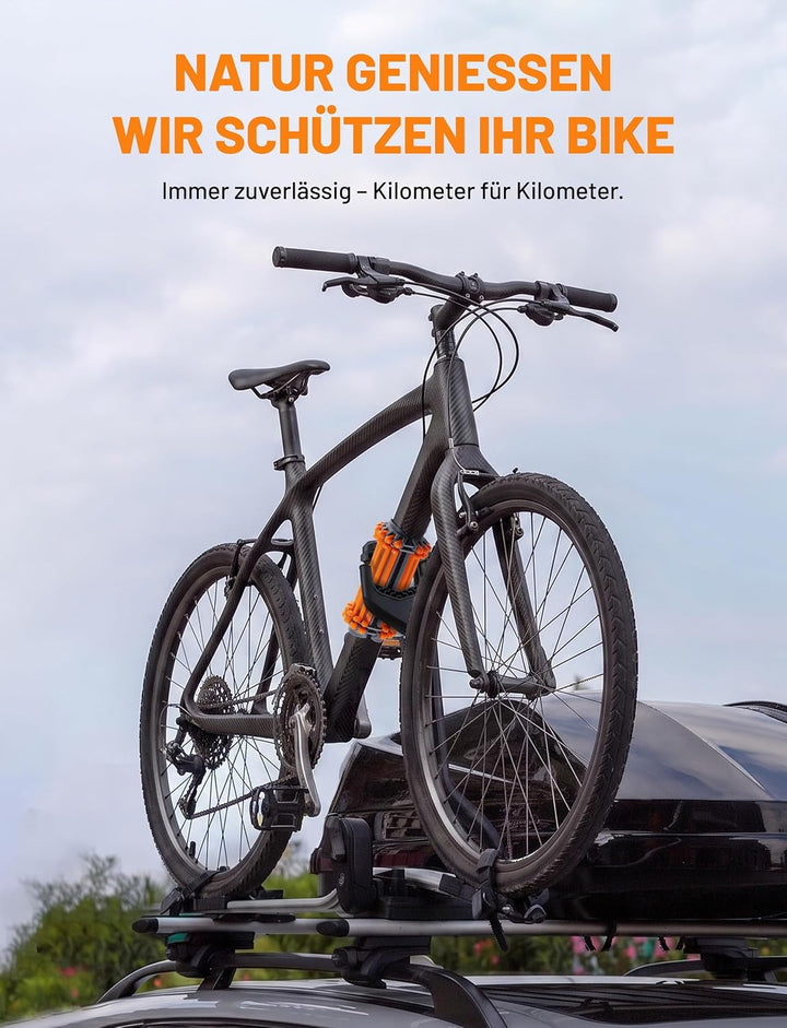 Carbon-Rahmenschutz für Fahrradträger – E-Bike- &amp; MTB-Transportschutz. Kompatibel mit Thule EasyFold