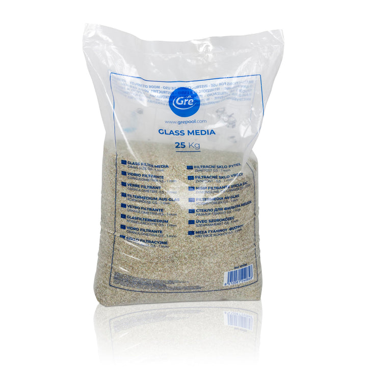 Gre VF025 - Glas Filtrante für einen Pool, Saco 25kg
