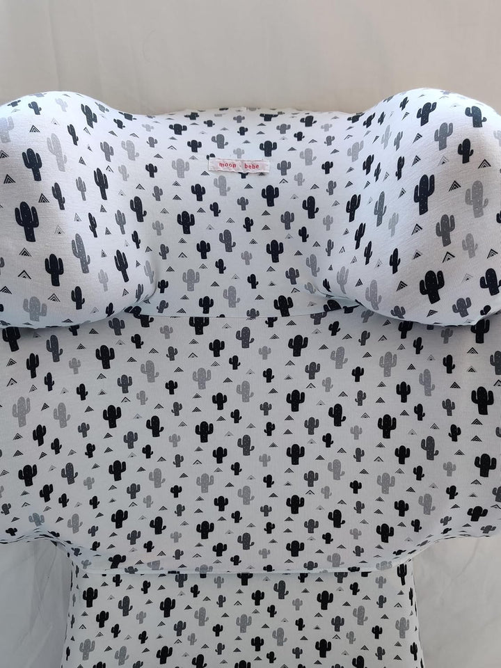 moon-bebe Bezug kompatibel mit Cybex Solution Q2 Fix (Blanc) Weiss, Weiß