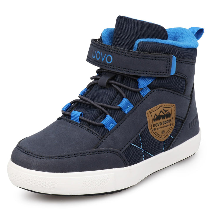 UOVO Winterschuhe Jungen Turnschuhe Unisex-Kinder Warm Gefüttert Sneaker Outdoor Winterstiefel rutsc