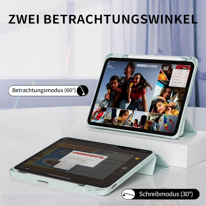 Hülle für iPad 10. Generation 2022 10,9 Zoll/iPad 11 (A16) 2025 Schutzhülle mit Stifthalter, Stossfe