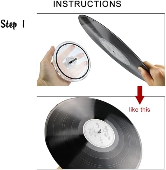 Schallplatten Etikettenschützer aus Acrylglas Protected