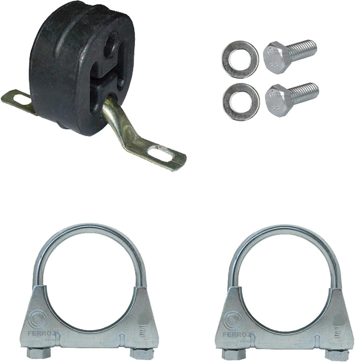 Ferroz Export Ersatz für Auspuff Mittelschalldämpfer Audi A4 & Audi A4 Avant 1.6 & 1.9 TDI inkl. Anb