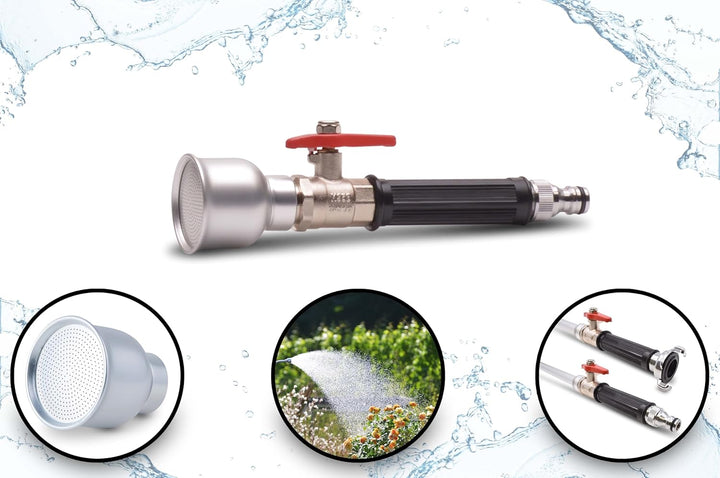 Kompakt K/S Profi Giessstab | Giessgerät | Gartenbrause | Giesslanze | komplett Metall | Steckverbin