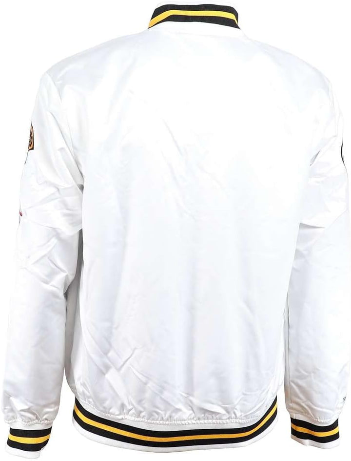 Mitchell &amp; Ness NBA Hometown LW Satin Jacket, White XXL 