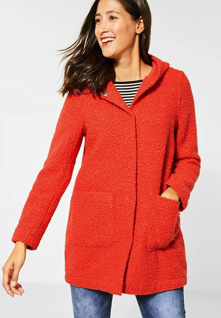 STREET ONE Damen Mantel 38 Power Red, 38 Power Red