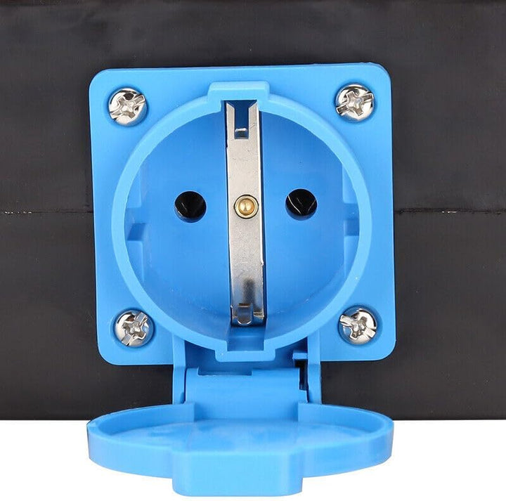 CEE Baustromverteiler Starkstrom Schuko Adapter Verteiler 3 x 230V 1 x 400 V 5-polig 16A IP44 Outdoo