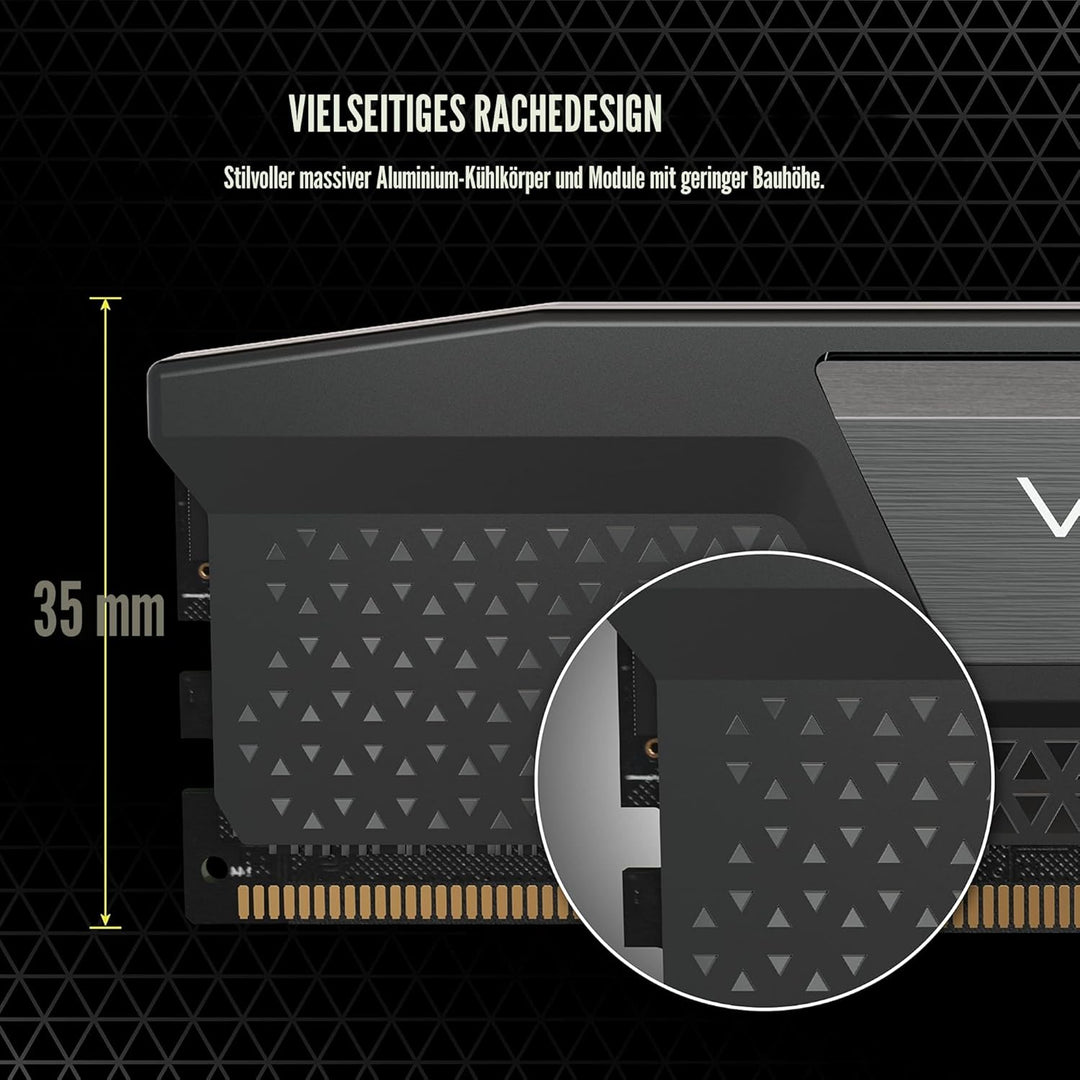 Corsair VENGEANCE DDR5 RAM 48GB (2x24GB) 5200MHz CL38 Intel XMP iCUE Kompatibel Computer Speicher -