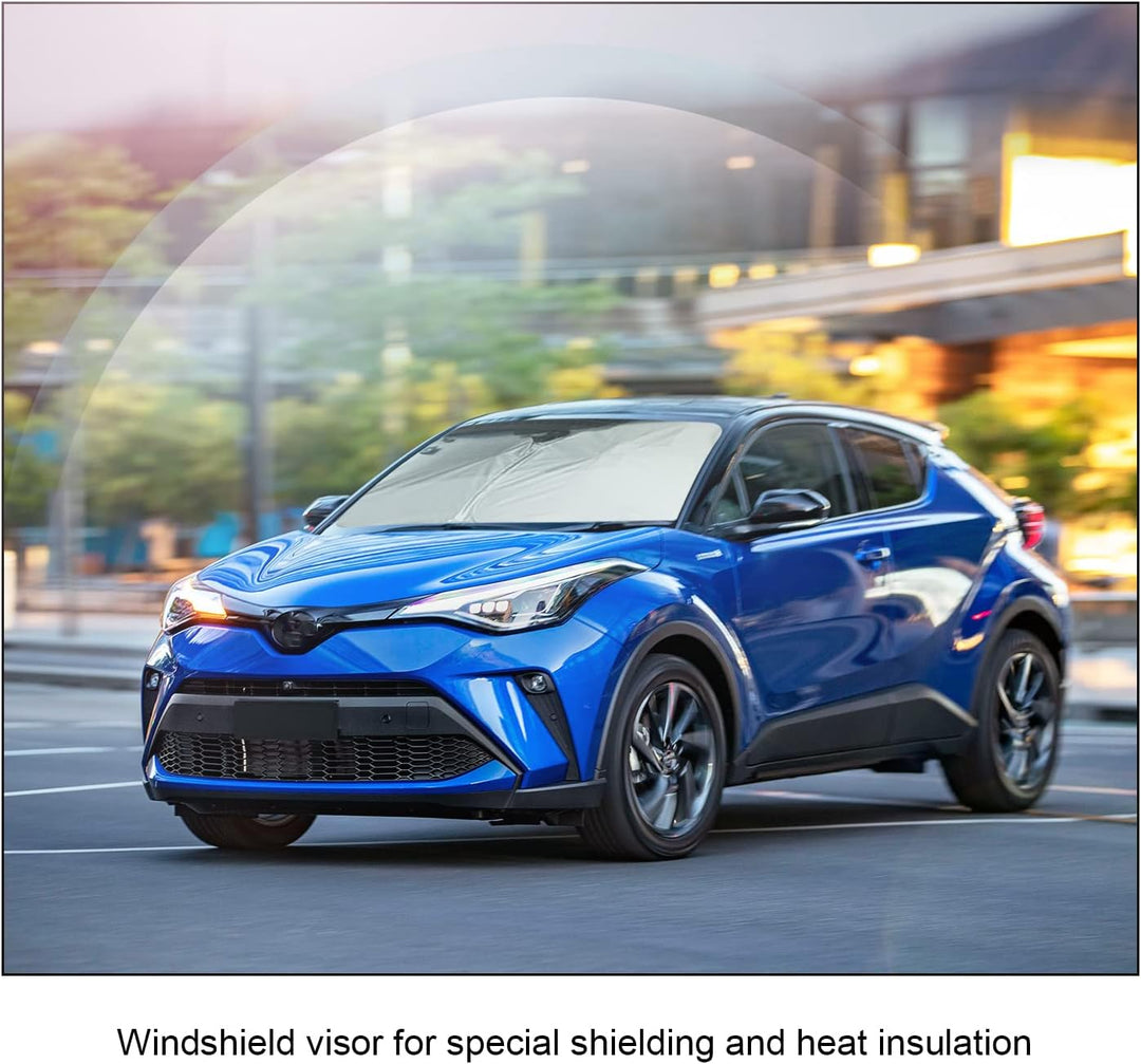 BIXUAN CH-R Sonnenschutz kompatibel mit Toyota C-HR ZYX10 NGX50 Serie 2016-2023 Windschutzscheibe fü