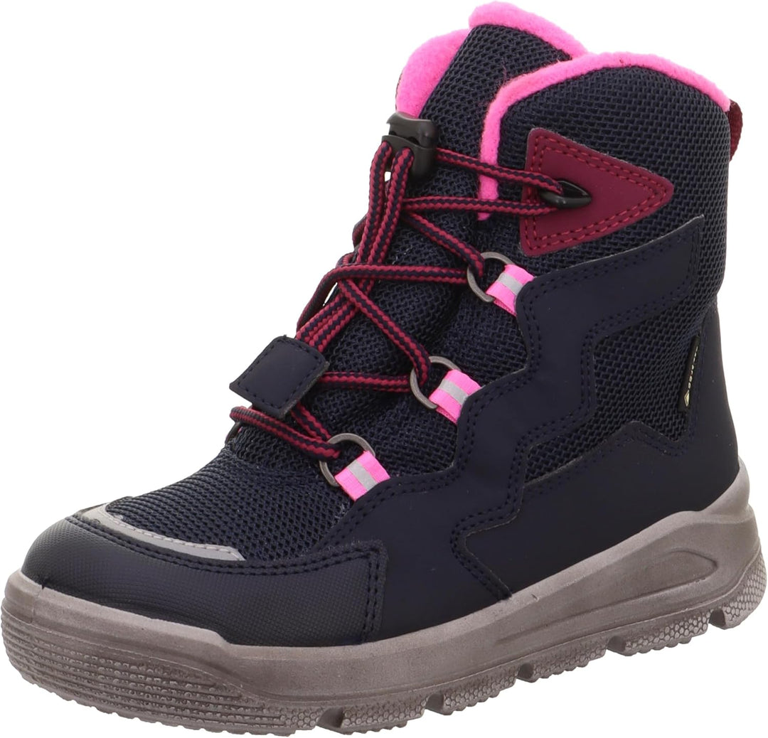 Superfit Mädchen Mars Warm Gefütterte Gore-tex Schneestiefel 25 EU Blau Pink 8010, 25 EU Blau Pink 8