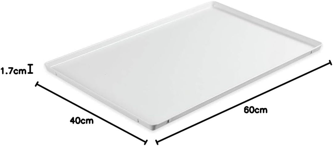 thermohauser Serviertablett aus Melamin weiss, 60,0 x 40,0 cm 60,0 x 40,0 cm Weiss, 60,0 x 40,0 cm W