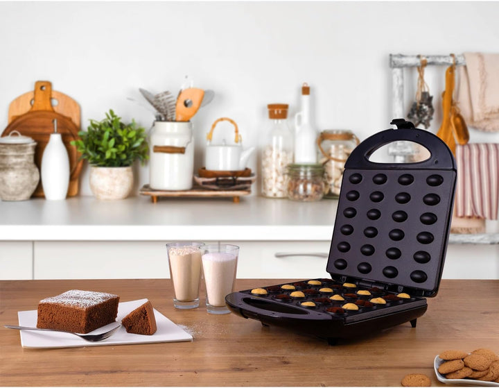 Adler Europe AD 3039 Toaster für Nüsse Erdnüsse Haselnüsse Keksen XL 24 Plätze Max. 1600W, Schwarz