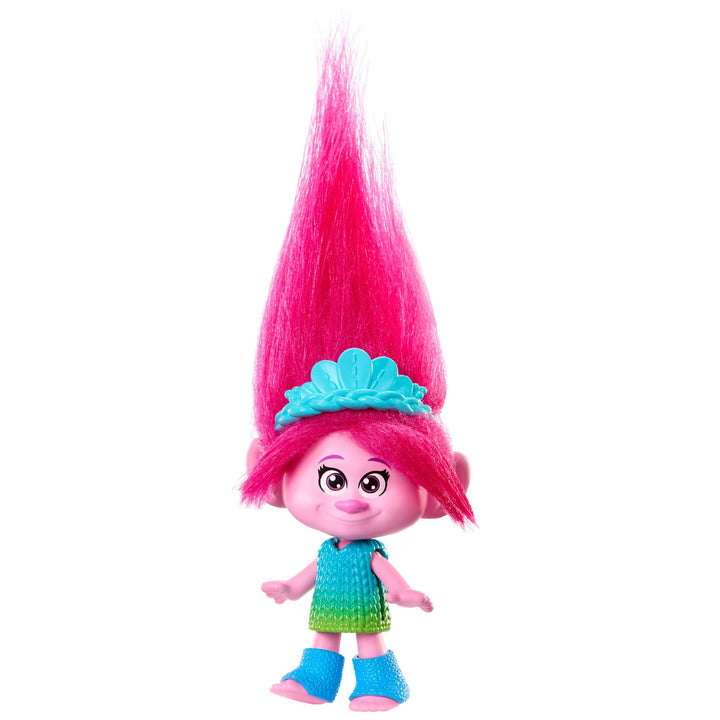 Mattel DREAMWORKS TROLLS Gemeinsam Stark – Königin Poppy, Viva, Branch, Guy Diamond mit Tiny Diamond