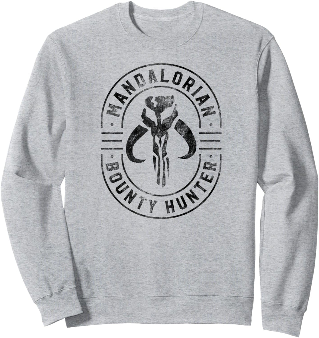 Star Wars Mandalorian Emblem Black Sweatshirt