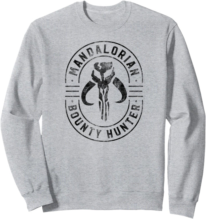 Star Wars Mandalorian Emblem Black Sweatshirt