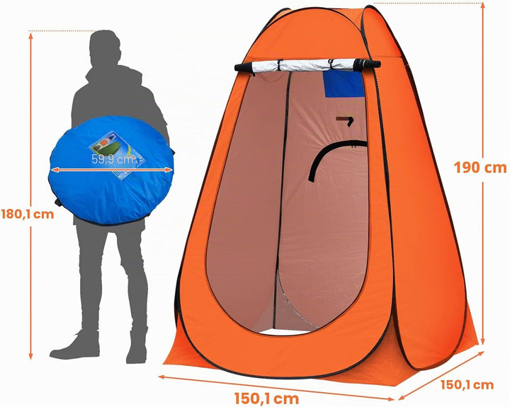 TUKAILAI Camping Toilettenzelt Duschzelt Pop Up Umkleidezelt Privatsphäre Toilette Umkleidekabine La
