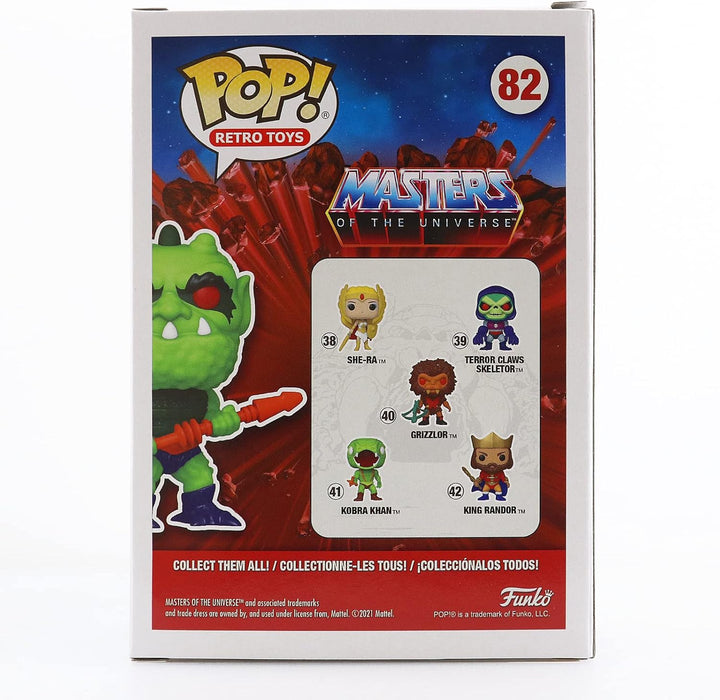 Funko Pop Retro Toys #82 Masters of The Universe Whiplash Vinyl Figure Summer 2021 Virtual Funkon Ex