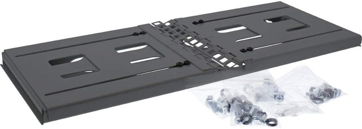 InLine 19“ Rack zur Wandmontage, 4HE, 24-40cm Tiefe, Schwarz & StarTech.com 1HE Fachboden - 1U perfo