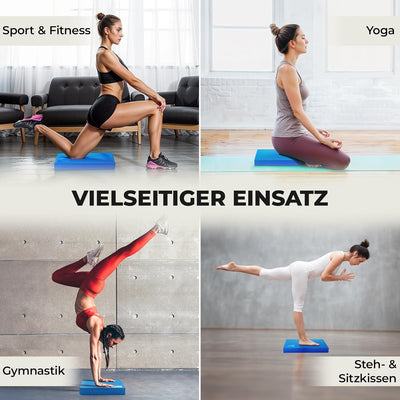 Balance Pad Kissen Balancekissen Balanceboard Balancepad Set XL + Trainings-eBook | Ballsitzkissen B