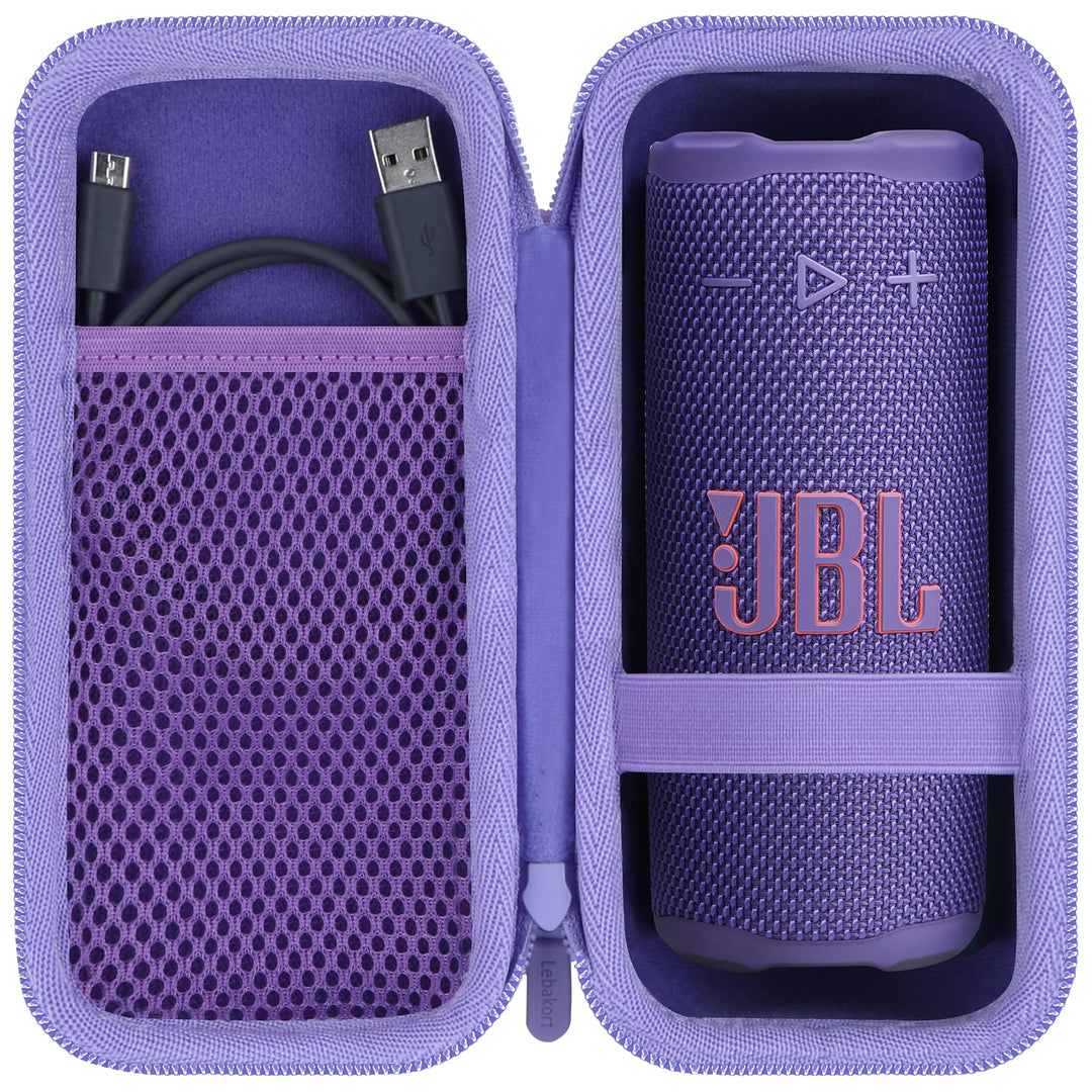 Lebakort Hart Tasche Hülle Etui Tasche für JBL Grip Kompakter Lautsprecher (Violett), Violett