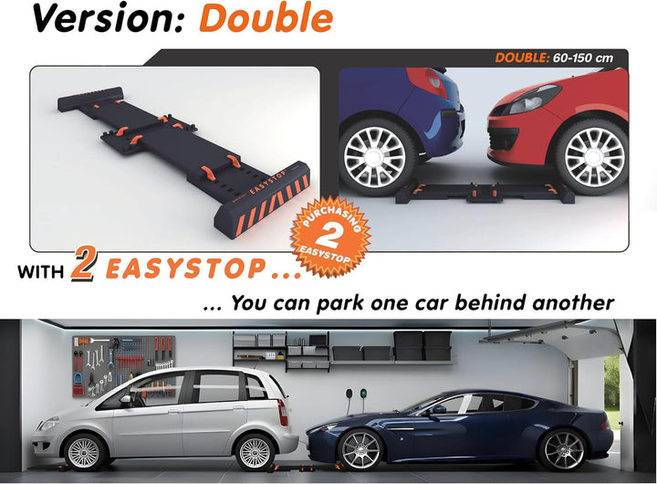 EASYSTOP - Radstopper - Die Einparkhilfe - Verstellbar -