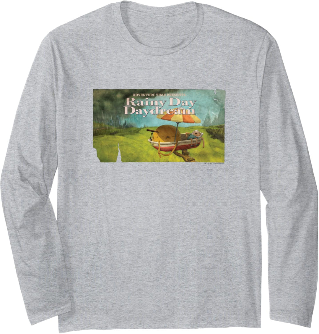 Adventure Time Rainy Day Daydream Card Langarmshirt