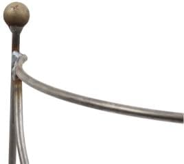 Hirsch Terracotta Staudenhalter halbrund H:50 B:50 T:25cm stabil massiv Vollmaterial 6 mm, Pflanzens