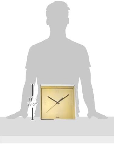 Kartell Tic und Tac, Wall Clock, Gold Metallictöne Oro, Oro