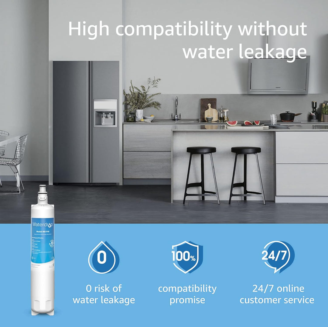 Waterdrop 847200 Kühschrank Wasserfilter Ersatz für Fisher & Paykel 847200; RS9120W Activesmart Inte