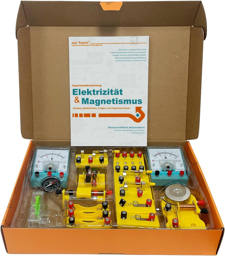 Teenii Elektrizität und Magnetismus Experimentierkasten für Kinder, STEM Wissenschaftsset mit Stromk