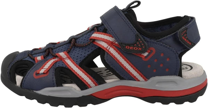 Geox Jungen J Borealis Boy Sandal 28 EU Avio Red, 28 EU Avio Red