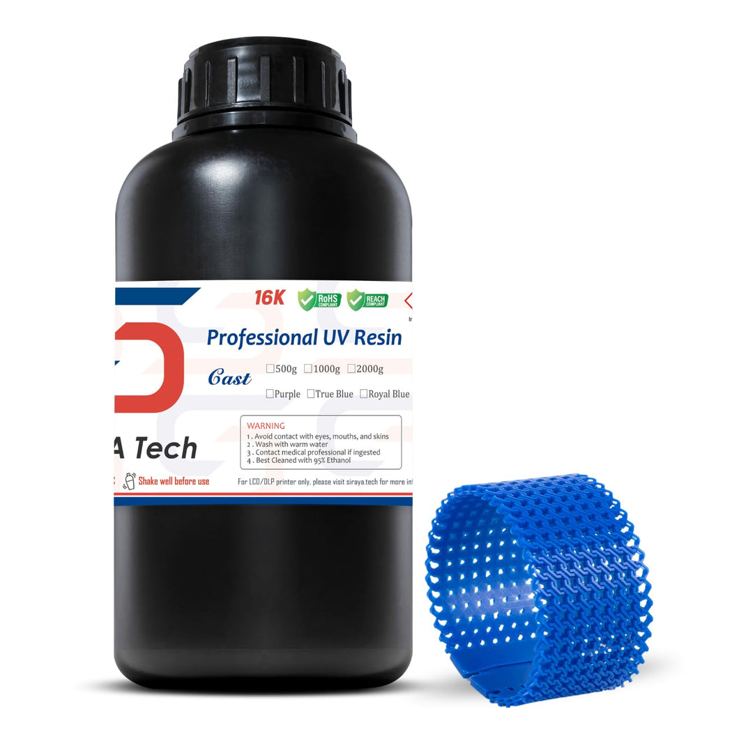 Siraya Tech Cast 3D-Druckharz, giessbares Harz, beste Balance zwischen einfachem Brennen und Drucken