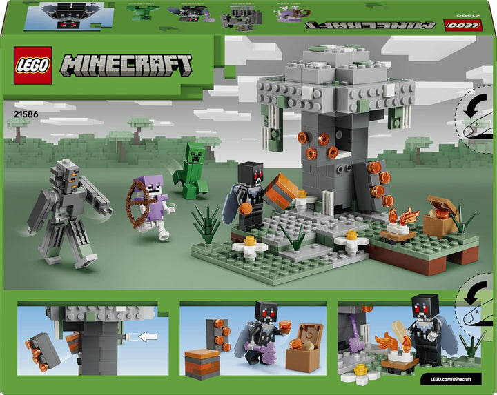 LEGO Minecraft Blasser Garten - Kreatives Spielzeug für Kinder - Spielzeugbiom für Jungen und Mädche