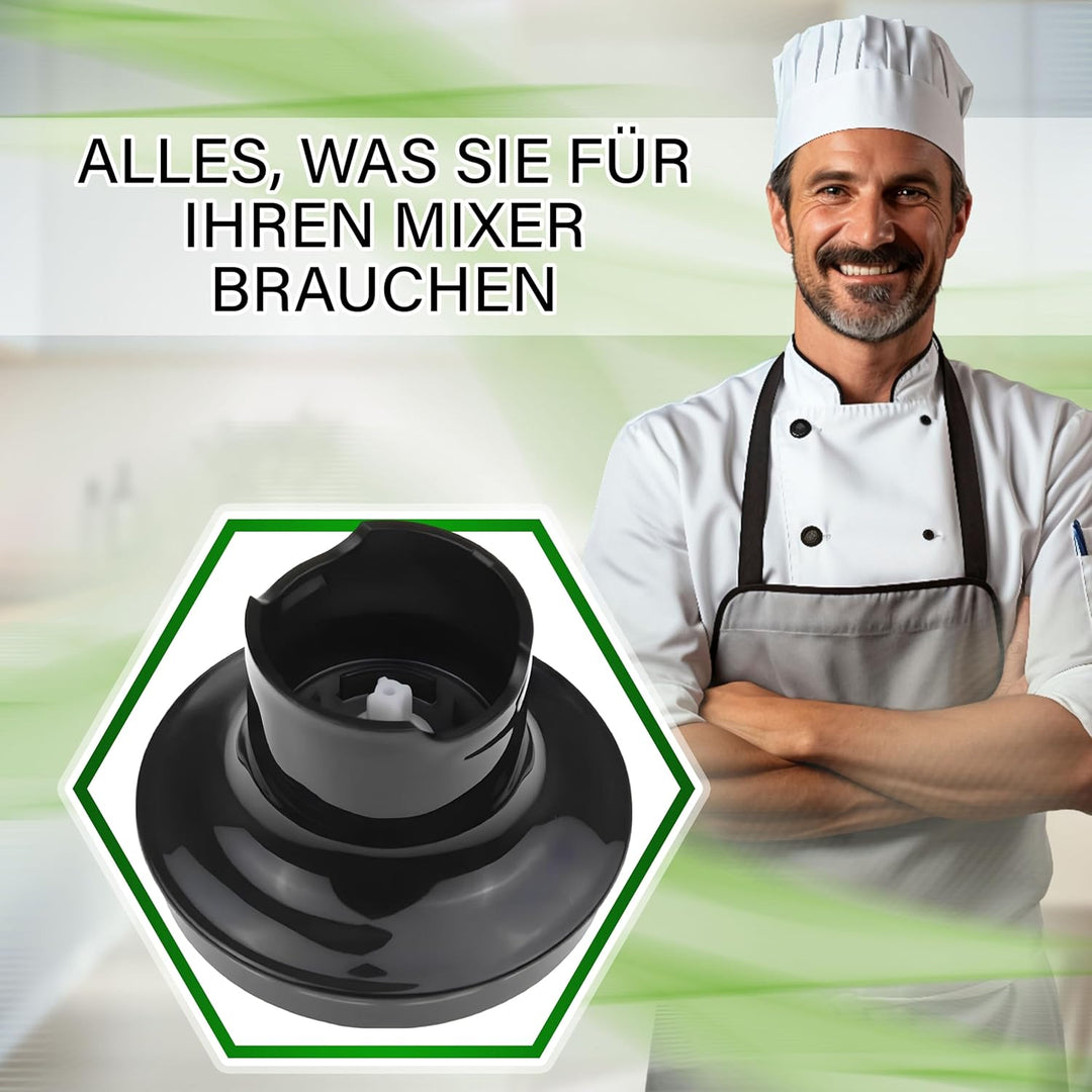 Getriebe Deckel für Stabmixer mit Originalcode 7322115434 für den HC 350 ml Behälter für Braun Multi