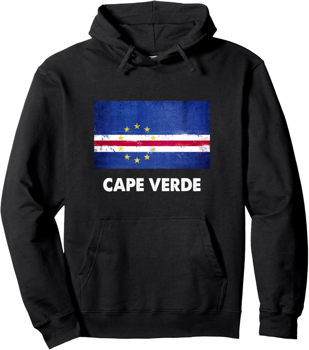 Cap-Vert Flagge Cap-Vert Pullover Hoodie