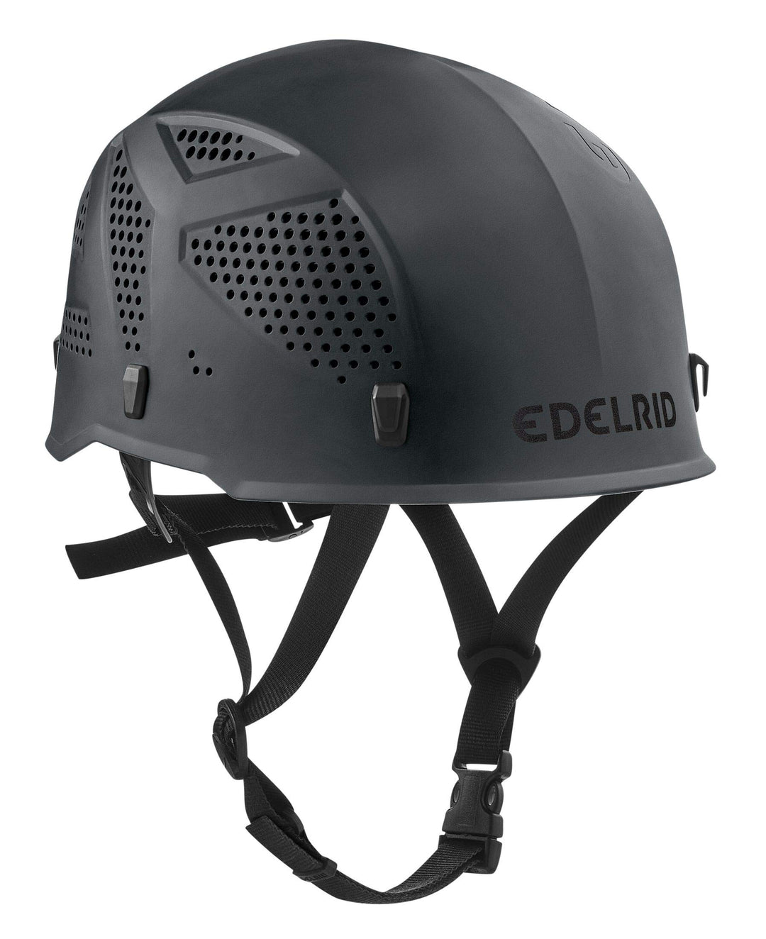 EDELRID Ultralight III Kletterhelm Klettersteighelm Bergsporthelm Schwarz, Schwarz