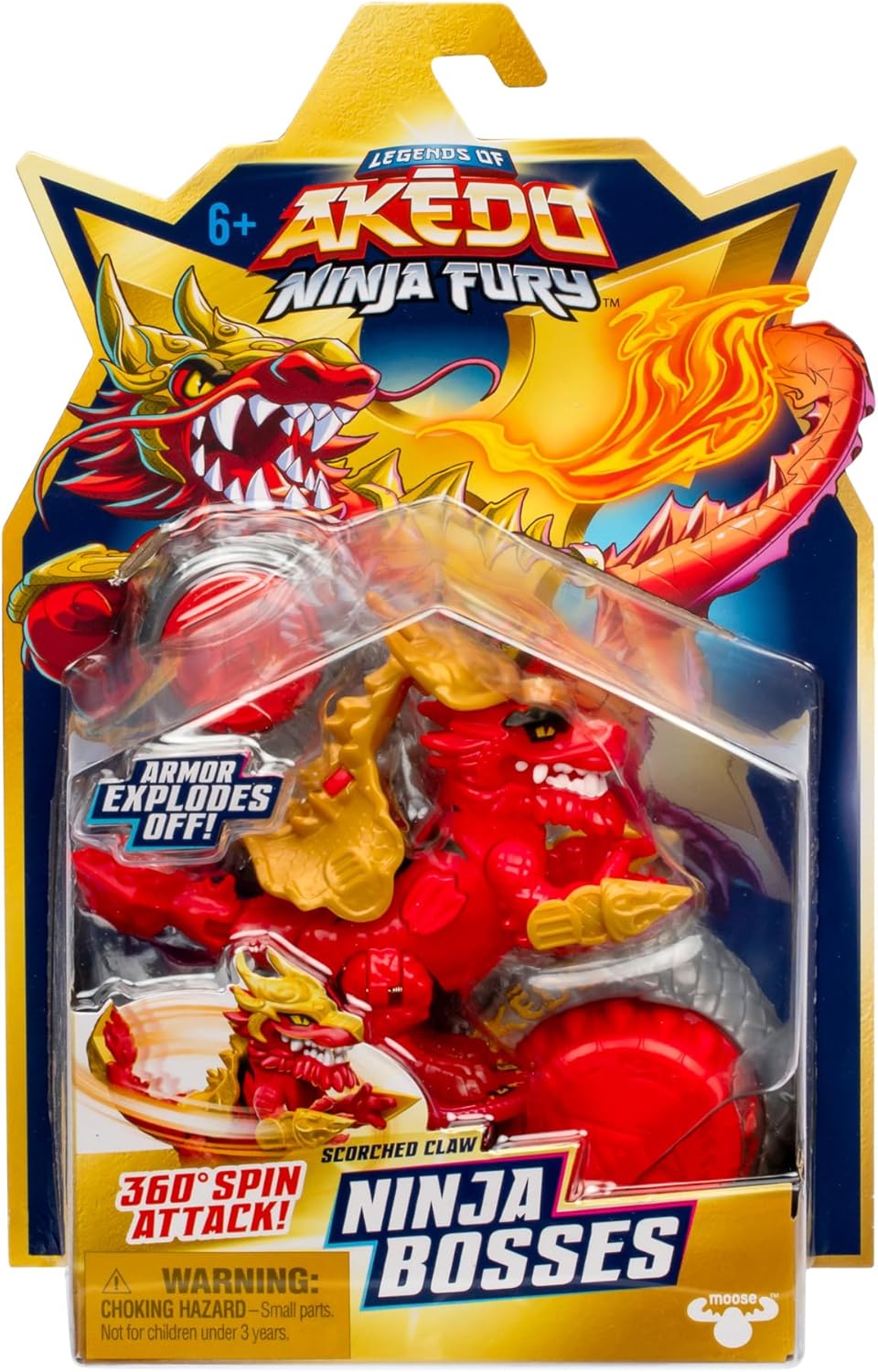 Akedo - Legenden Fury Ninja Bosses Scorched Claw, 15393