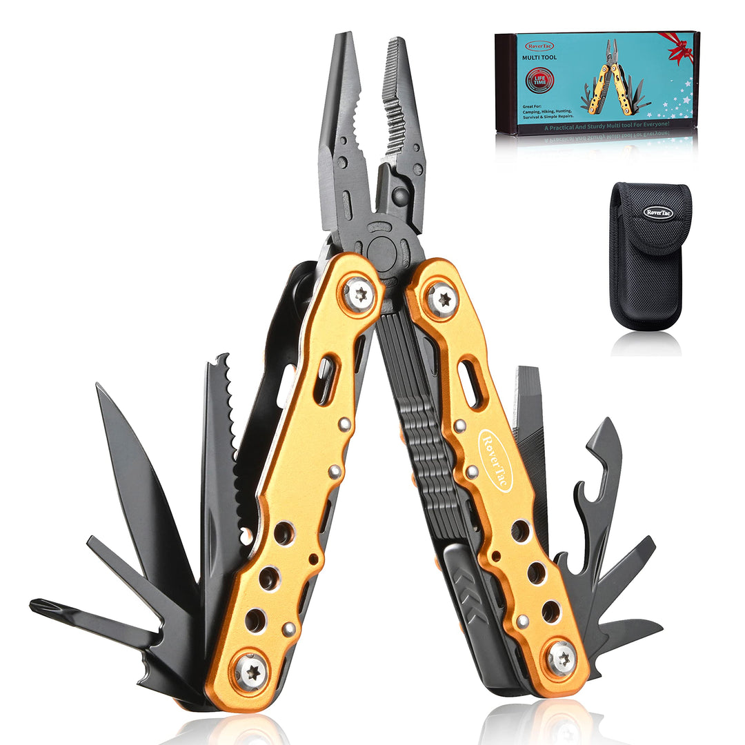 Geschenke für Papa Ehemann Freund: Geburtstagsgeschenke für Männer Ihn 14 in 1 Multitool Taschenmess