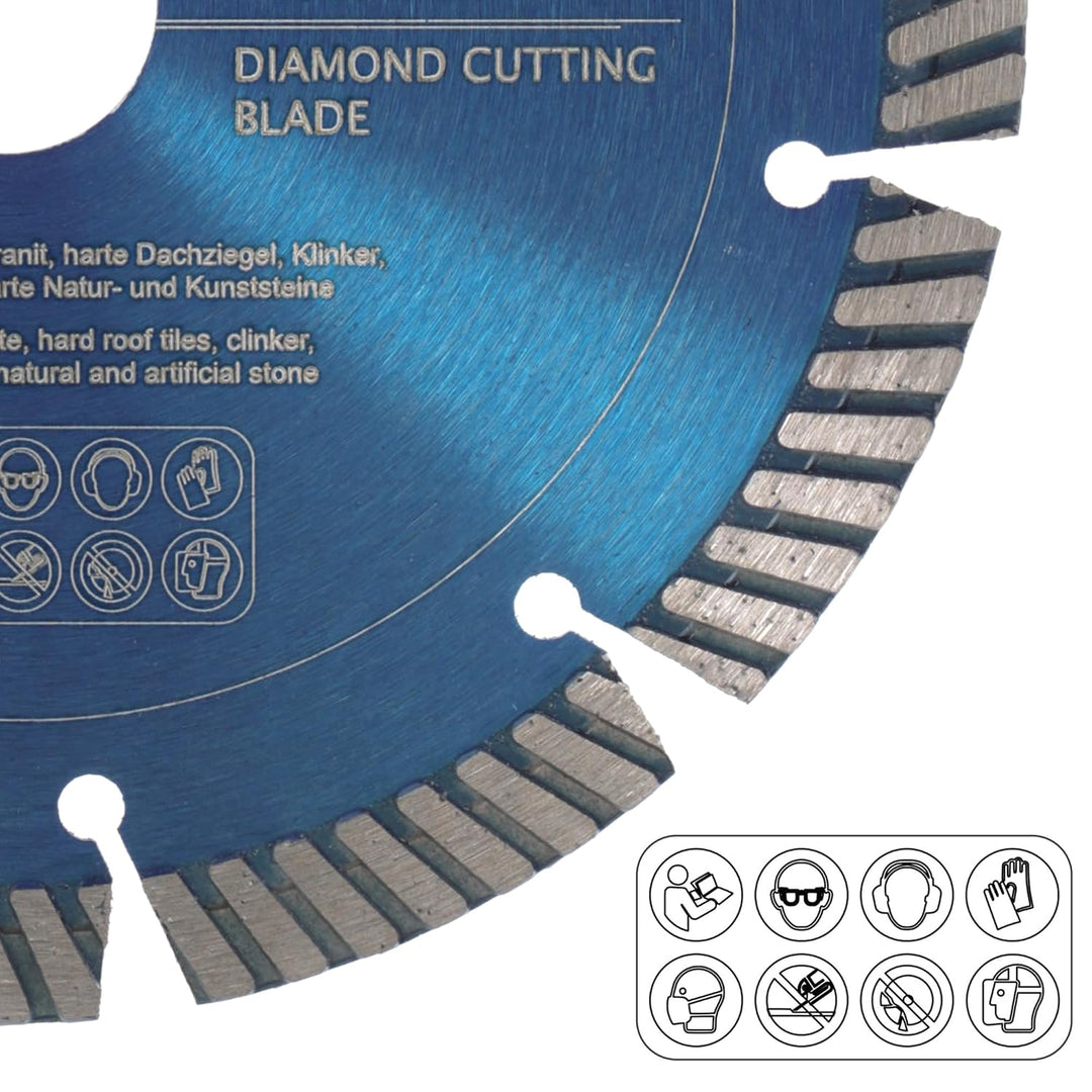 PRODIAMANT Fastcut Highspeed Diamant-Trennscheibe 150 mm x 22,23 mm für sehr harte Baustoffe wie Kal
