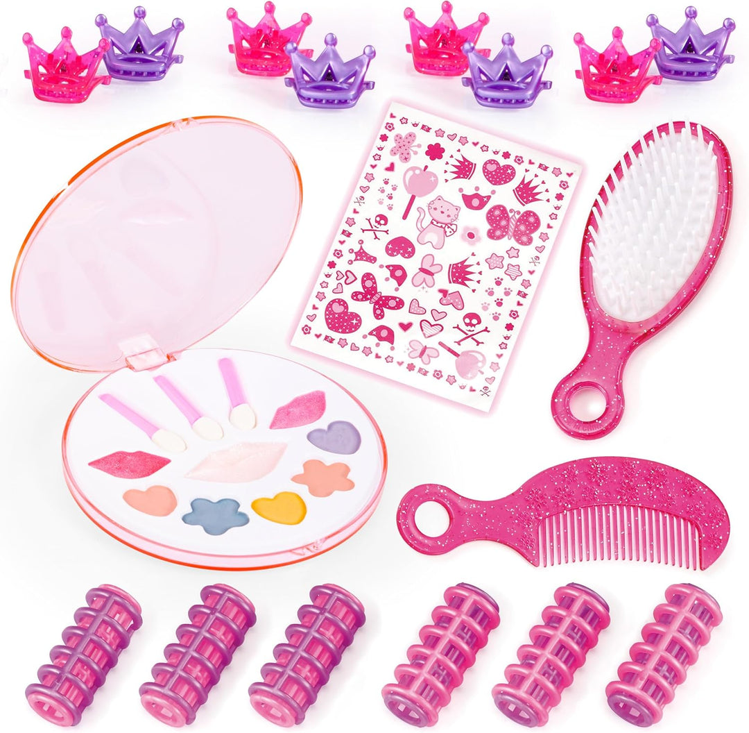 Bayer Design 90005AB Frisierkopf Schminkkopf Super Model mit Kosmetik, 27 cm