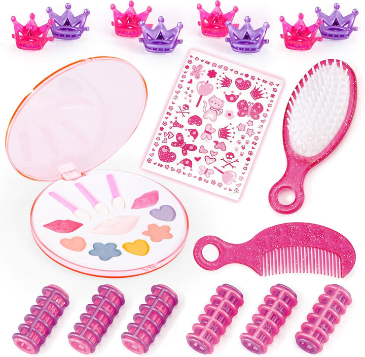 Bayer Design 90005AB Frisierkopf Schminkkopf Super Model mit Kosmetik, 27 cm