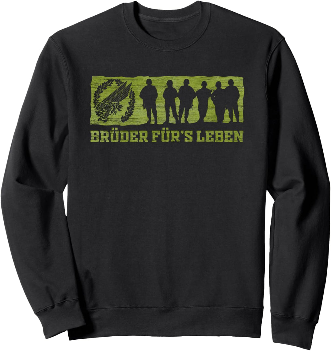 Bundeswehr Fallschirmjäger Brüder fürs Leben Soldat Geschenk Sweatshirt