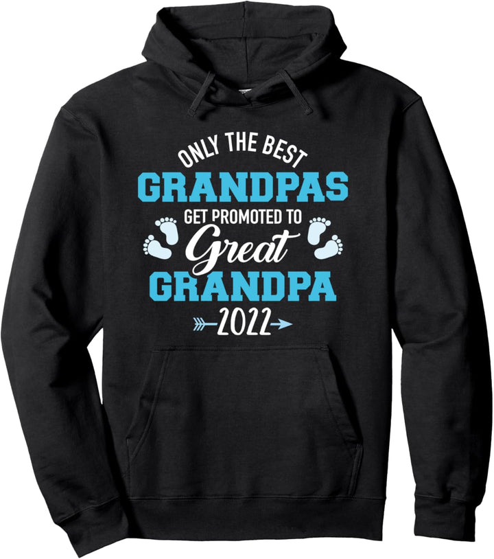 Besten Opas werden zum Uropa befördert 2022 Pullover Hoodie