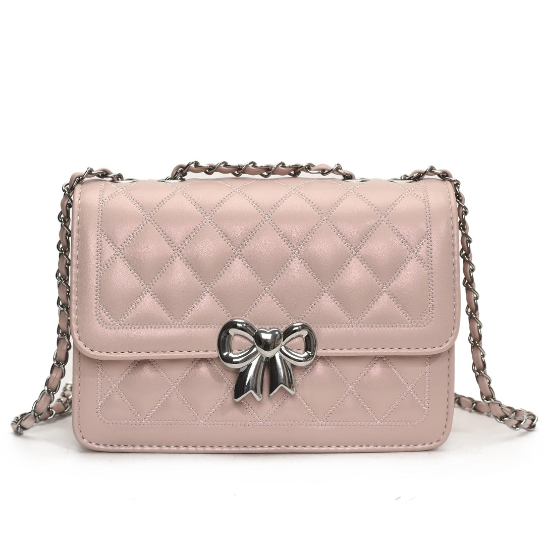 Travistar Damen Umhängetasche Kleine - Kette Schulterriemen Crossbody Bag - Lingge Tasche Schulterta