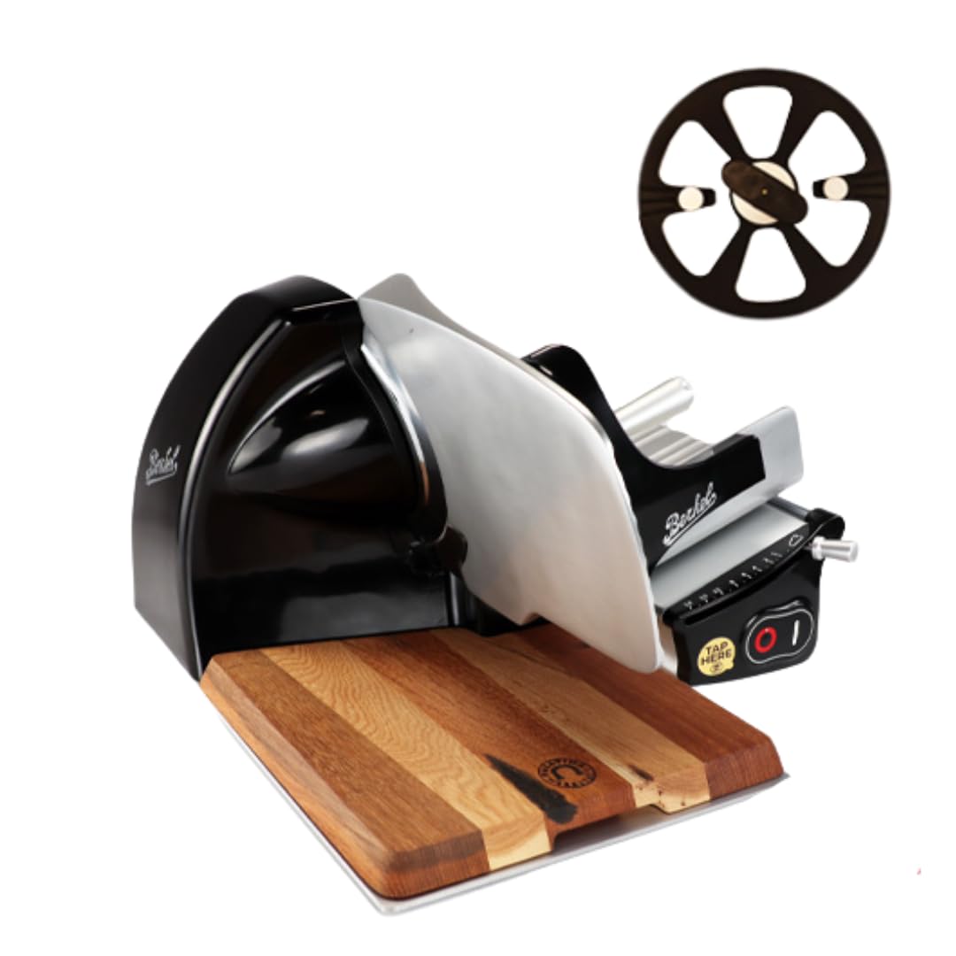 Berkel Aufschnittmaschine - Home Line 200 - Elektrische Schneidemaschine in schwarz + 100% handgefer