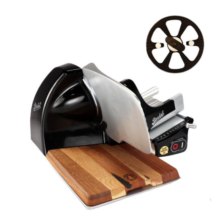Berkel Aufschnittmaschine - Home Line 200 - Elektrische Schneidemaschine in schwarz + 100% handgefer