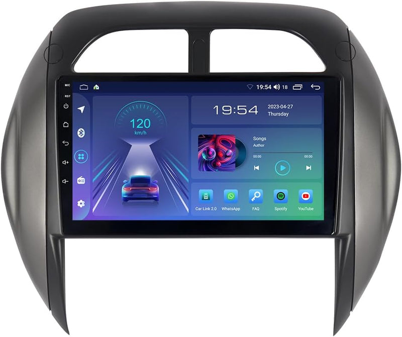 ACAVICA 2+32GB 9 Zoll Android 12 Radio für Toyota RAV4 2003-2006 GPS Navigator Sat NAV mit Wireless