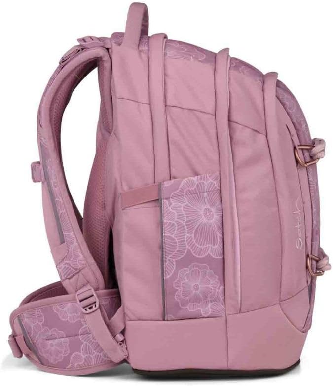 Satch Pack Schulrucksack Set 2tlg. inkl. Schlamperbox (Magnolia Dream), Magnolia Dream